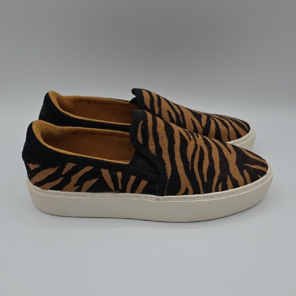 UGG Brown and Black Animal Print Loafers main image 4